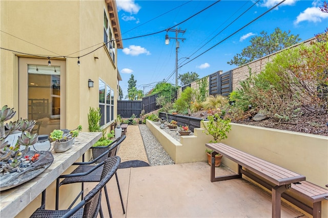 view of patio