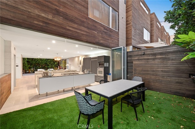 view of patio / terrace featuring area for grilling