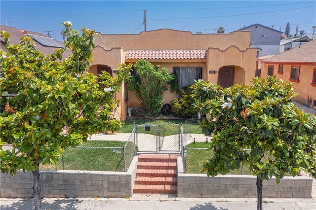 view of front of home