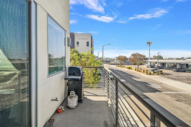 balcony with grilling area