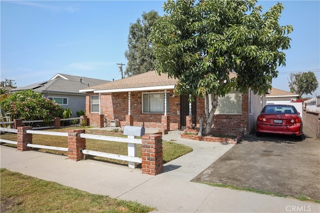 view of front of property