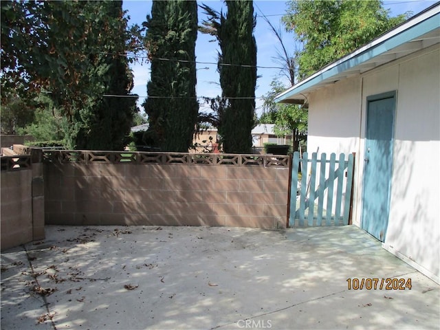 view of patio