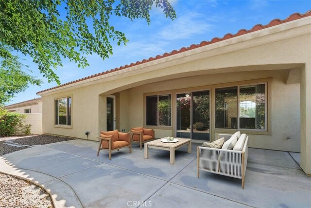 view of patio / terrace with outdoor lounge area