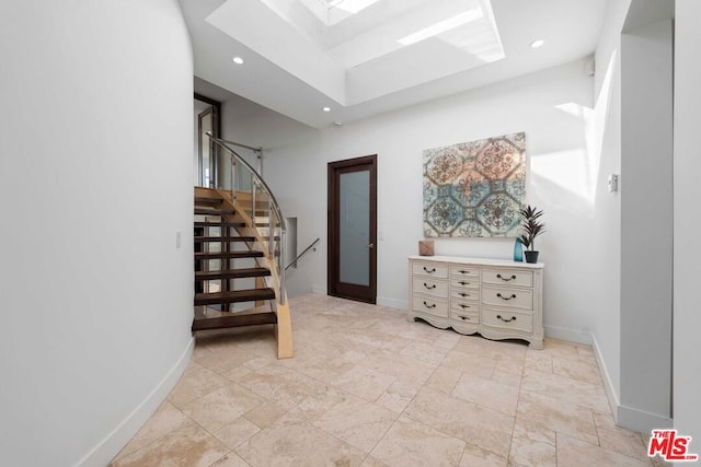 interior space featuring french doors