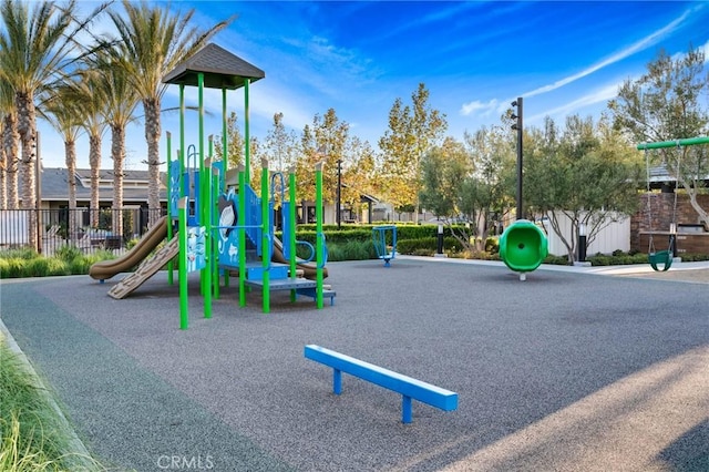 view of play area