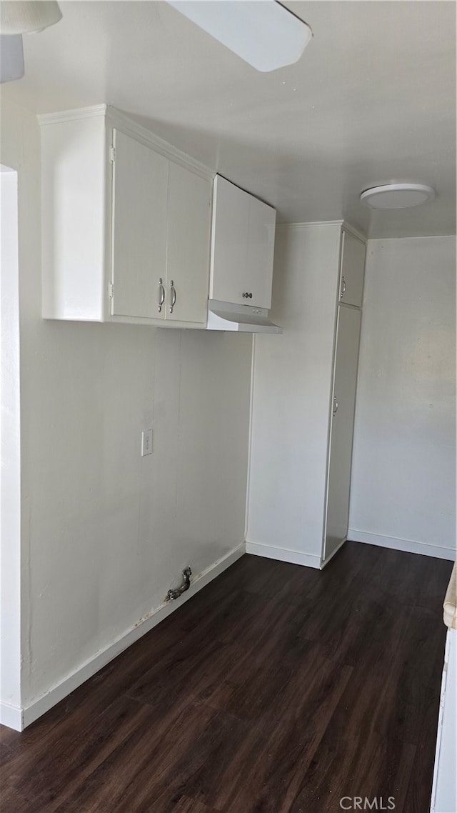 washroom featuring dark hardwood / wood-style flooring