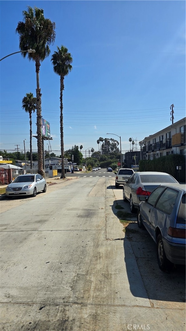 view of road