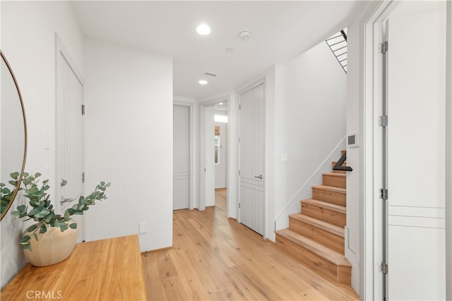 interior space with wood-type flooring