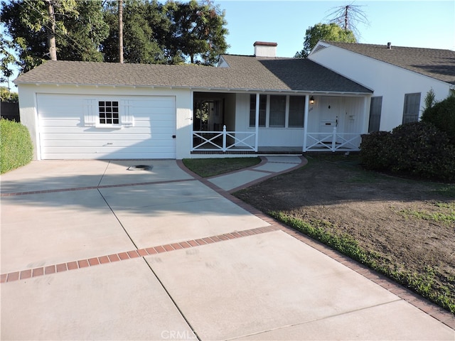 view of ranch-style home