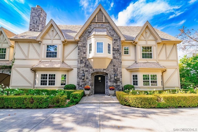 view of english style home