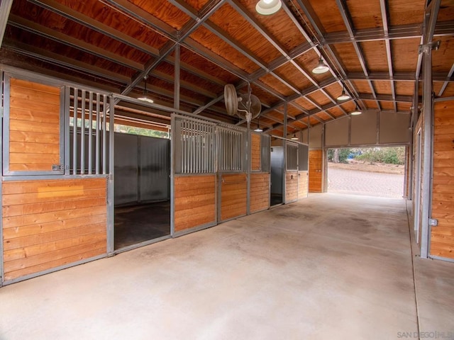 view of stable