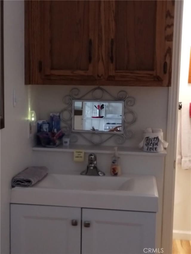 kitchen featuring light countertops