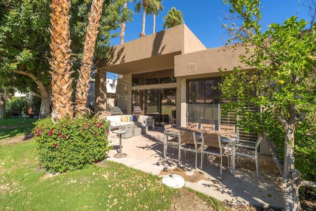 view of patio / terrace with outdoor lounge area