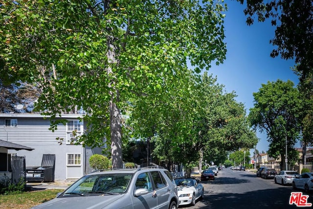 view of road