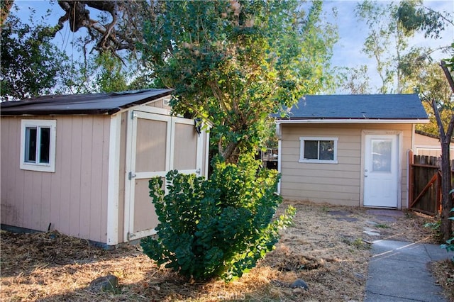 view of outbuilding