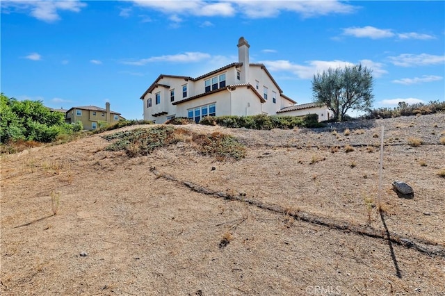 view of rear view of property