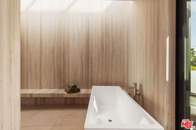 bathroom featuring sink and tile patterned floors