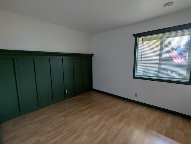 unfurnished bedroom featuring light hardwood / wood-style floors