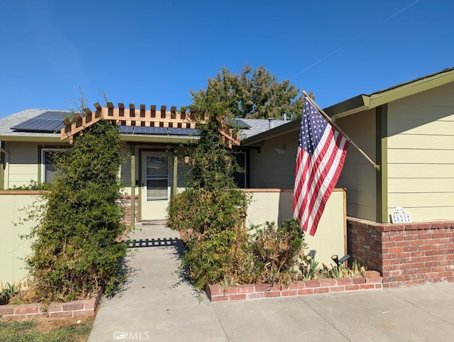 view of front of property