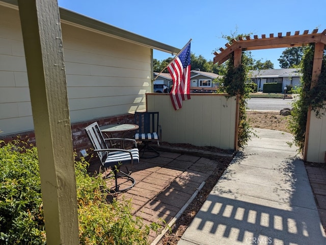 view of patio