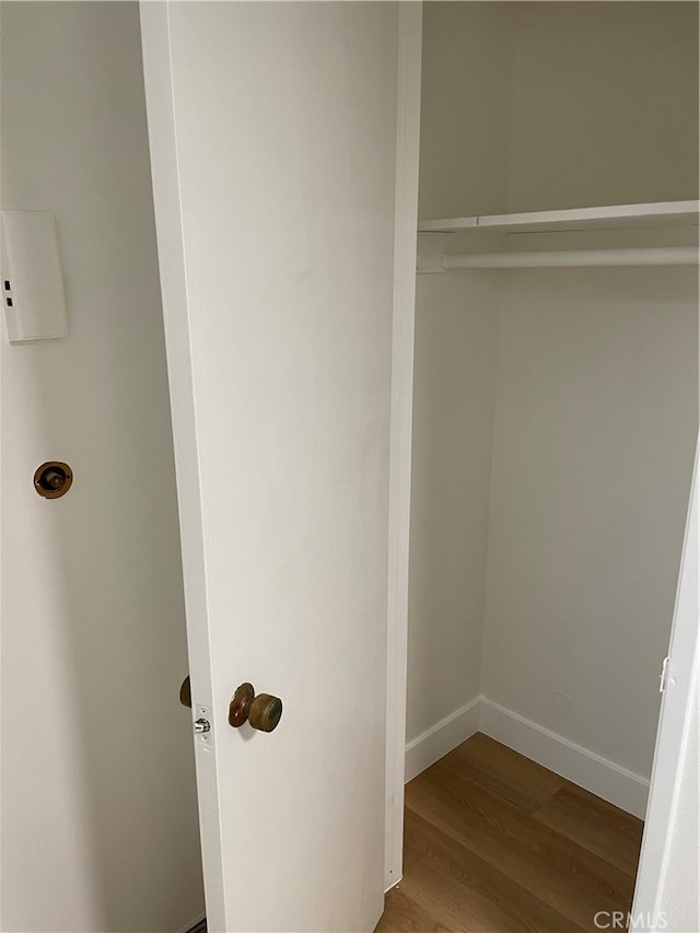 view of closet