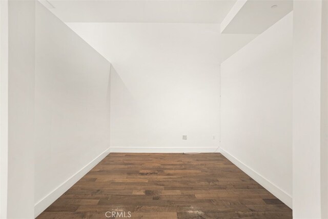 bonus room featuring dark wood-type flooring