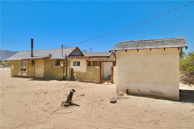 view of rear view of property