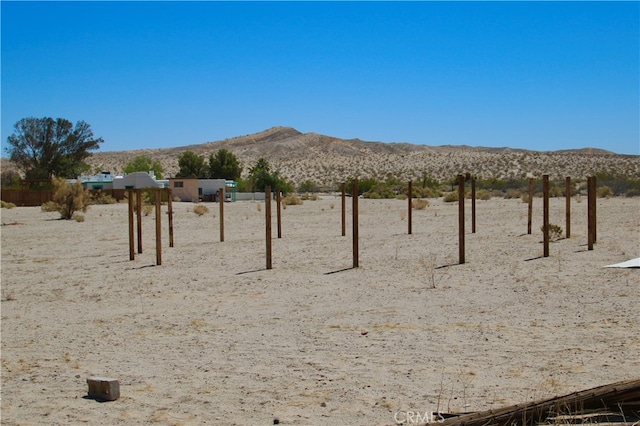 exterior space with a rural view