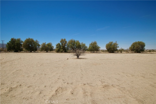 view of landscape with a rural view