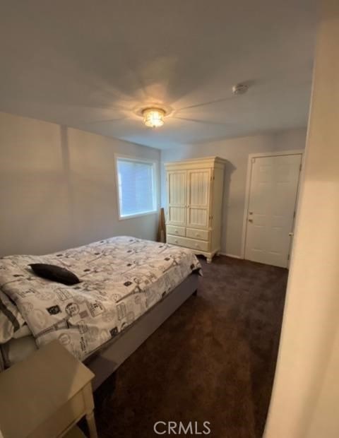 bedroom with carpet floors