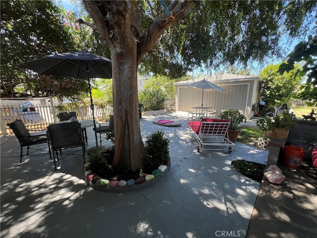 view of patio