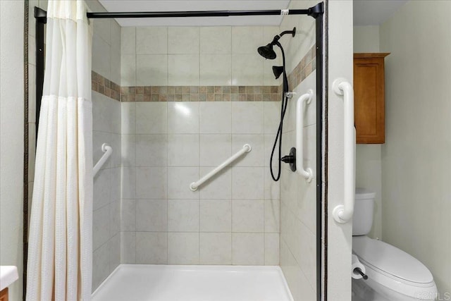 3685 Vista Campana N Unit 56, Oceanside, CA 92057 - full bathroom featuring a stall shower and toilet