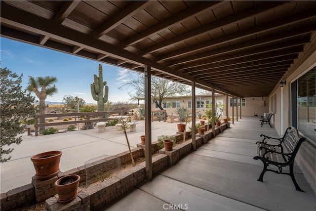 view of patio