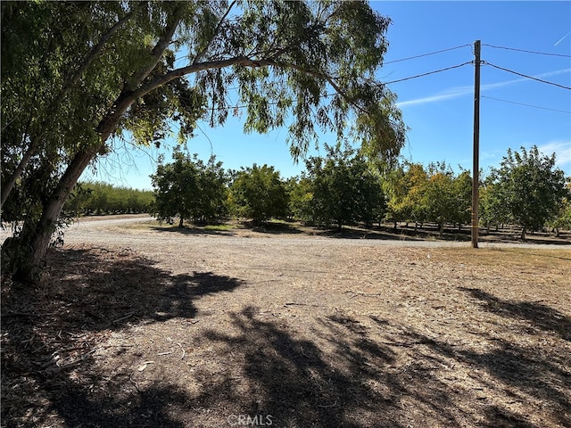 view of yard featuring a rural view