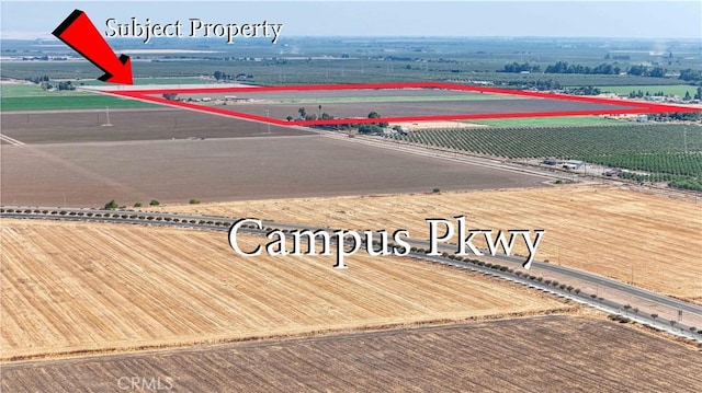 4321 E Mission Ave, Merced, CA 95341 - overview of rural landscape with extensive farmland