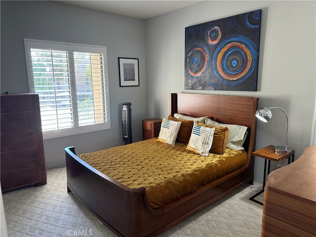 bedroom featuring carpet flooring