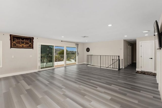 interior space featuring hardwood / wood-style floors