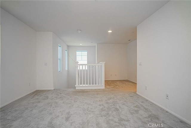 empty room with light carpet