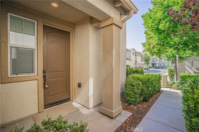 view of entrance to property