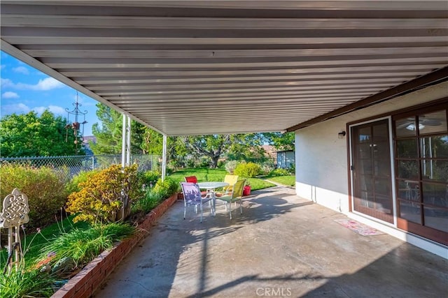 view of patio