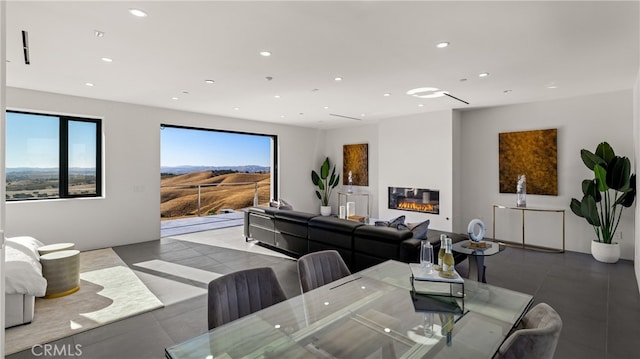 view of dining area