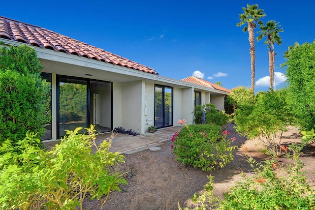 view of rear view of property