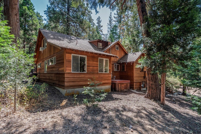 view of front of home featuring a deck