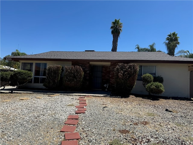 view of ranch-style house