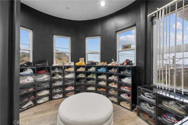 8350 Hillcroft Dr, West Hills, CA 91304 - walk in closet with wood finished floors