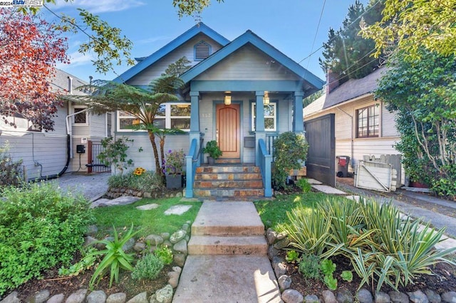 view of bungalow-style house