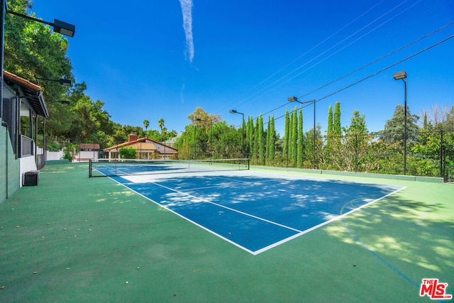 view of sport court