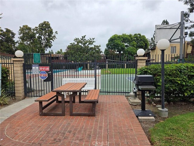 1030 W Macarthur Blvd Unit 83, Santa Ana, CA 92707 - view of patio / terrace featuring grilling area