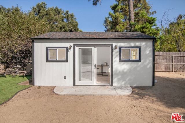 view of outbuilding