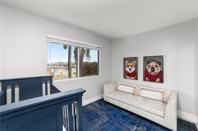 bedroom with baseboards